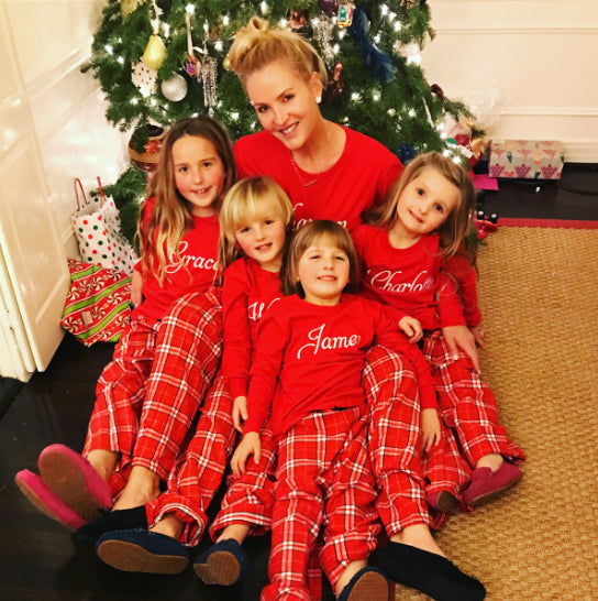 Matching Christmas Pajamas Set for Family, Funny Holiday Cute Let