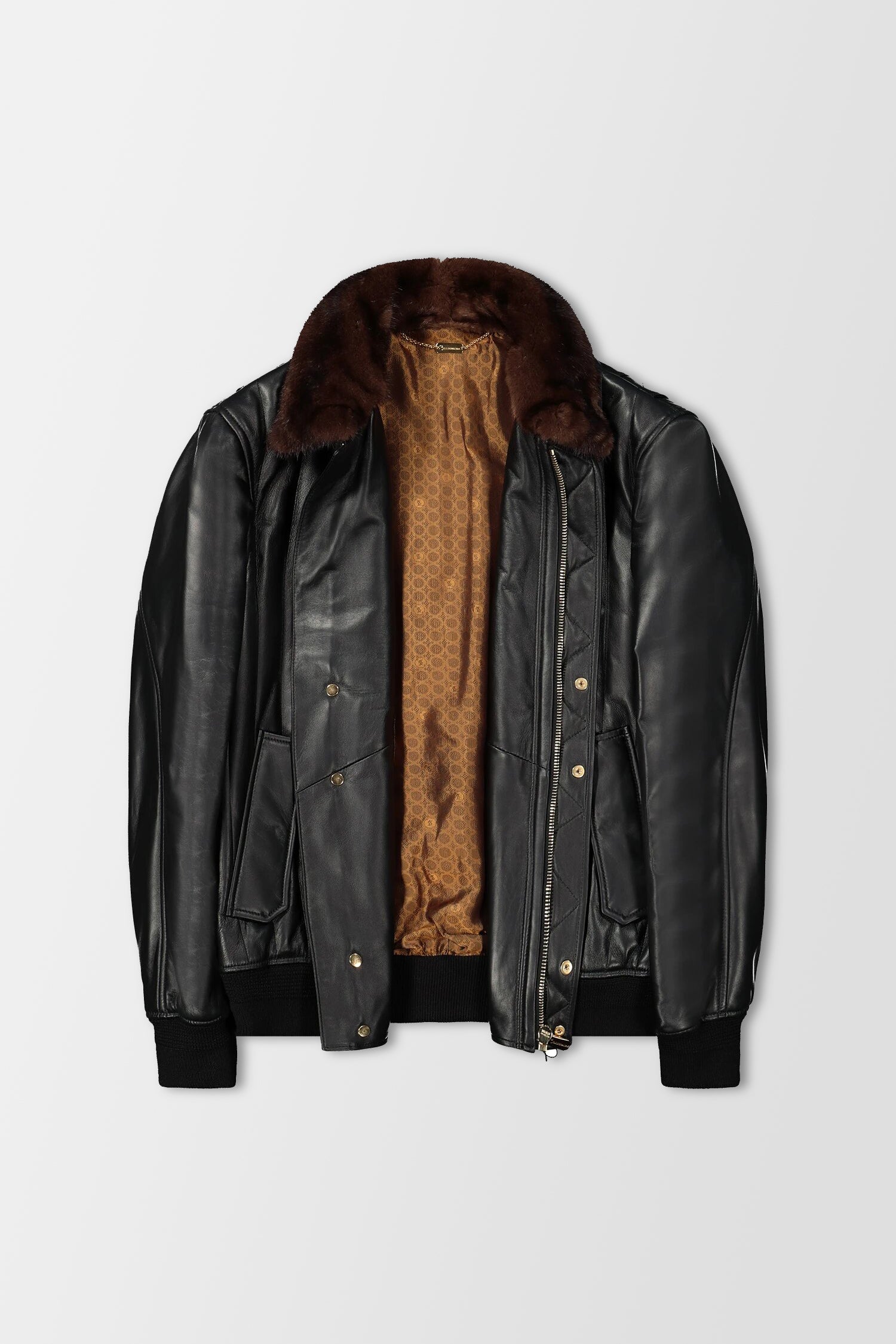 Buy Billionaire Leather Bomber Members Only - Final Sale | Men 