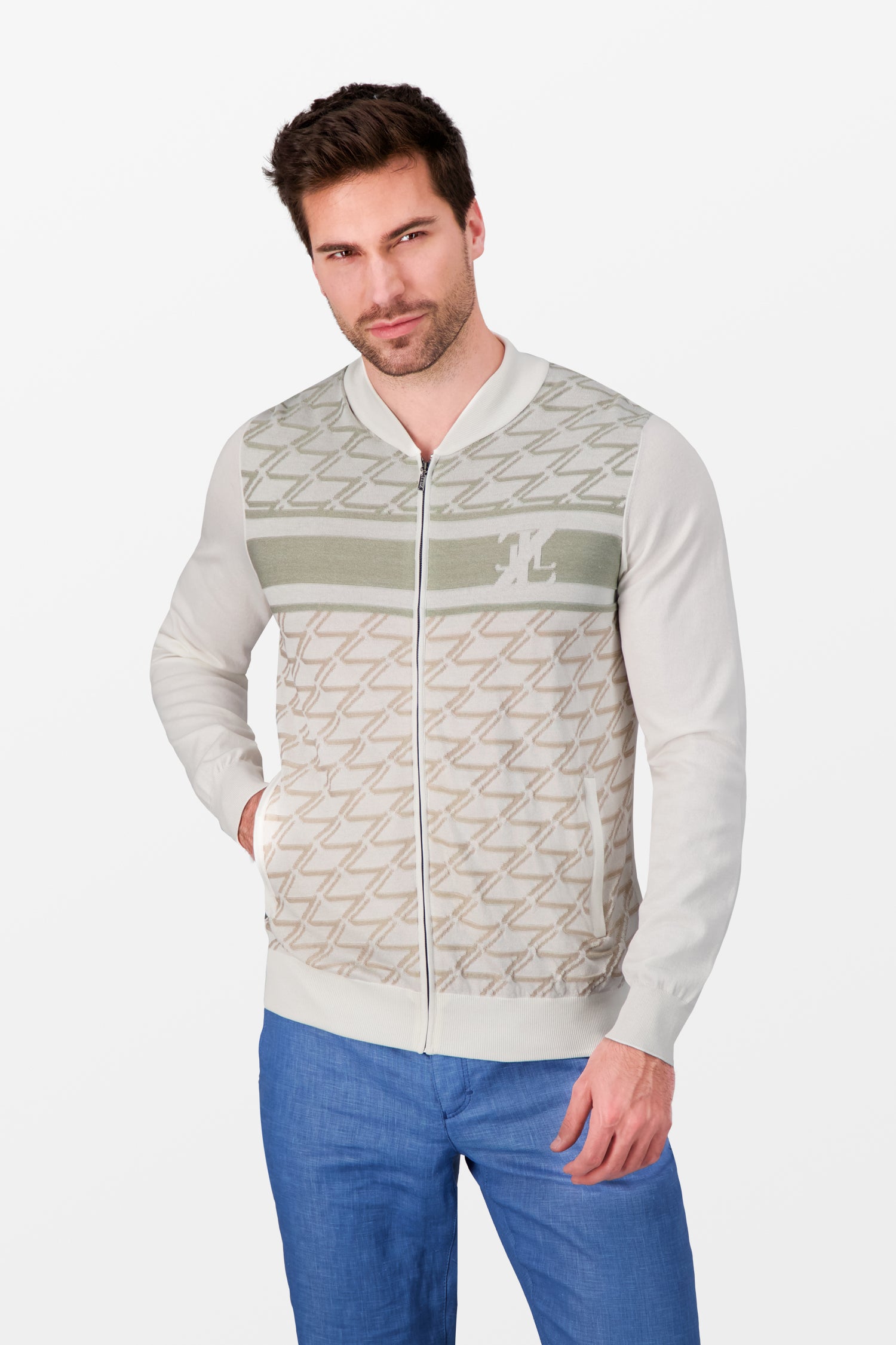 Buy Zanone Giro Z-Man Sweater | Men | Grey | Original Luxury