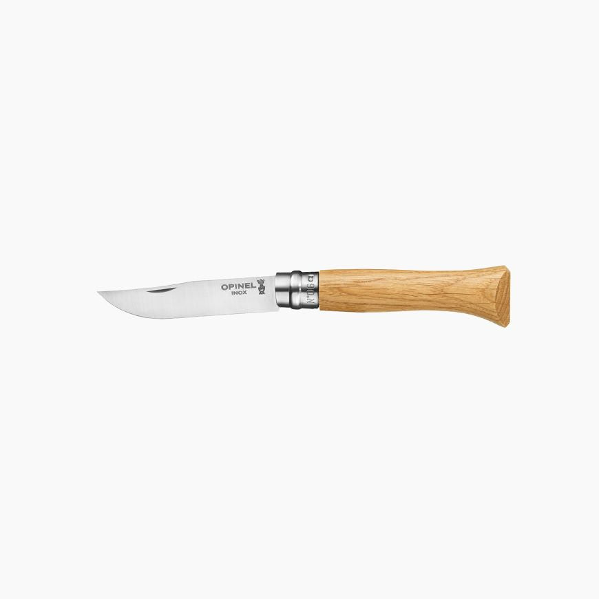 Opinel No. 8 Knives (Various Styles) Oak, Olive or Walnut – KBM