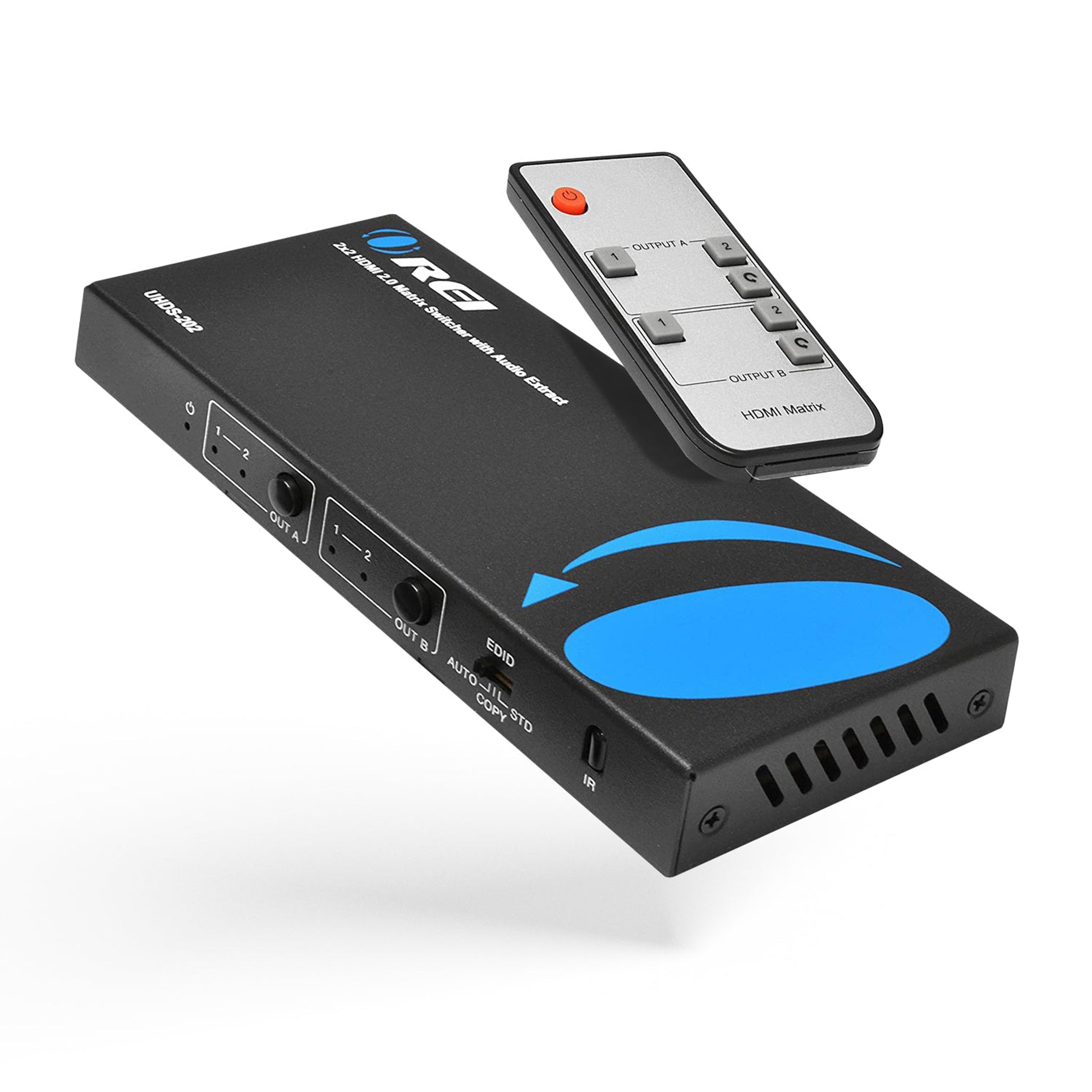 4K@60hz 2x2 HDMI™ Matrix (Audio Extract)-UHDS-202