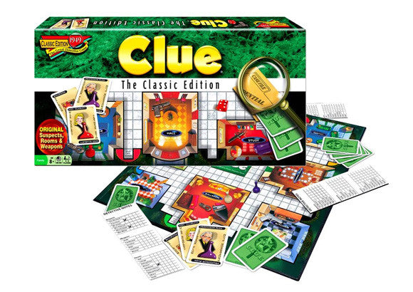 clue classic notepad print out