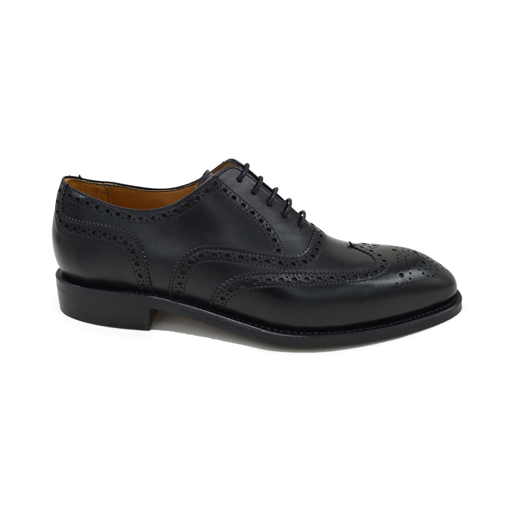 Berwick 1707 Split Toe Derby Shoe 2439 Black A Fine Pair of Shoes