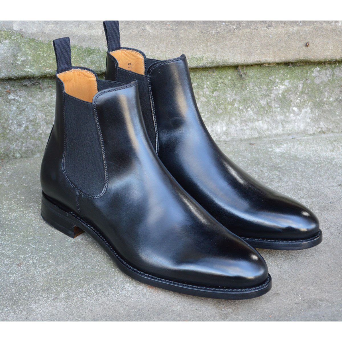 Berwick 1707 Chelsea Boot (303)- Black Calf – A Fine Pair of Shoes