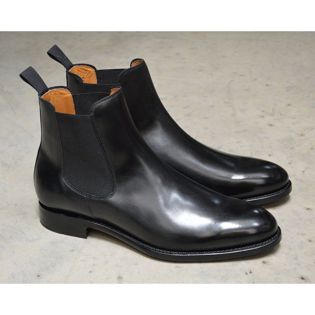 Berwick 1707 Chelsea Boot (303)- Black Calf – A Fine Pair of Shoes
