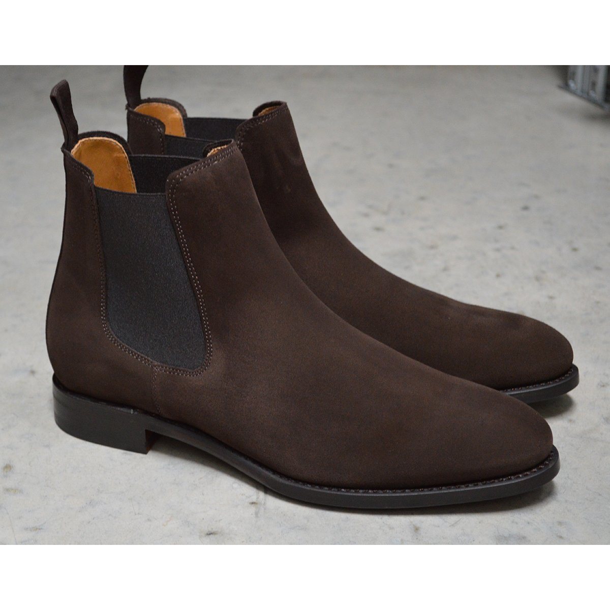 Berwick 1707 Chelsea Boot (303) - Dark Brown Suede – A Fine Pair of Shoes