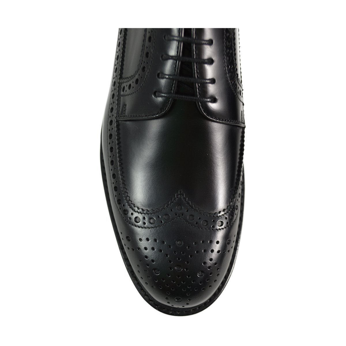 Berwick 1707 Long Wing Brogue (3681) - Black Rois – A Fine Pair of Shoes