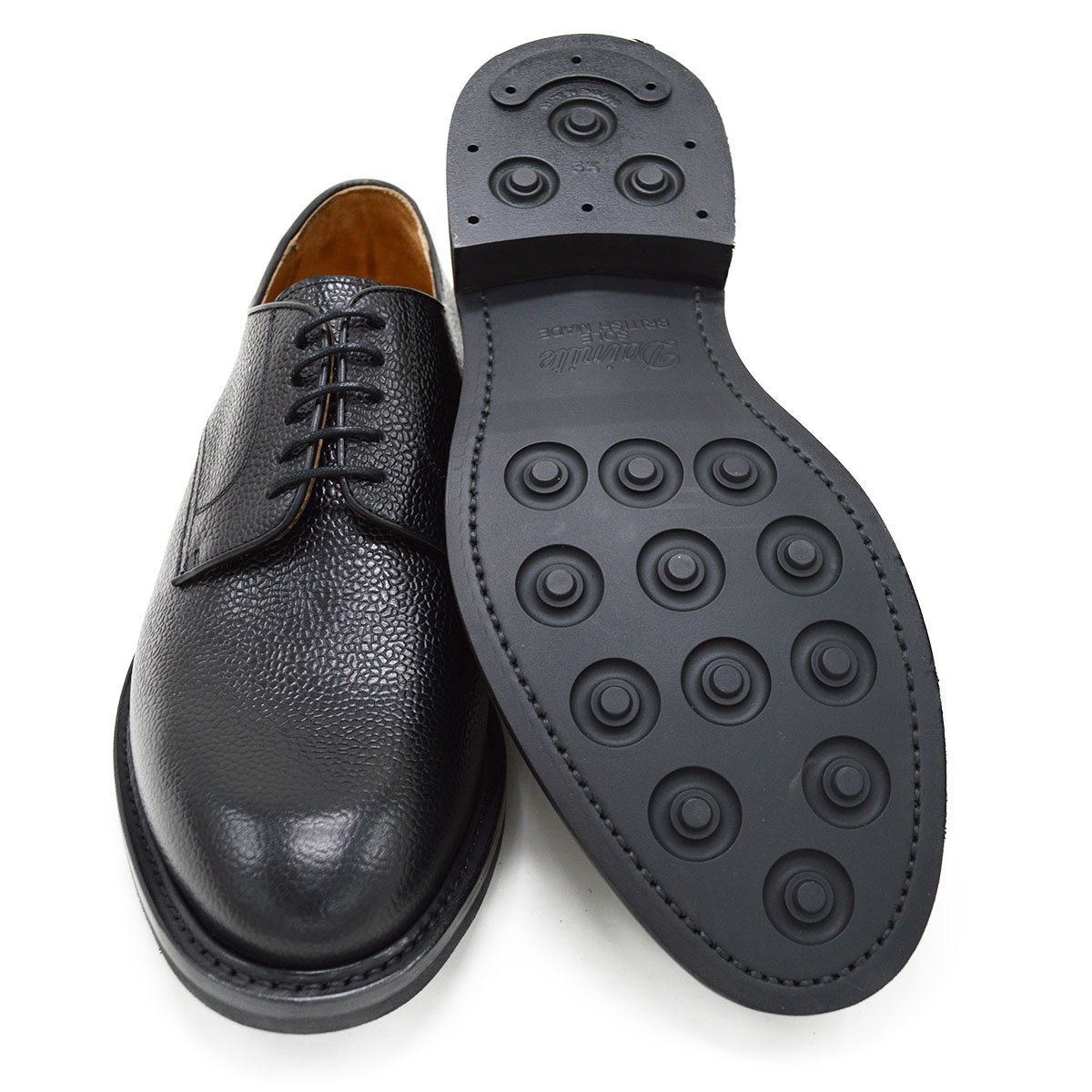 Berwick 1707 Country Grain Black Derby Shoe (4169) – A Fine Pair of Shoes
