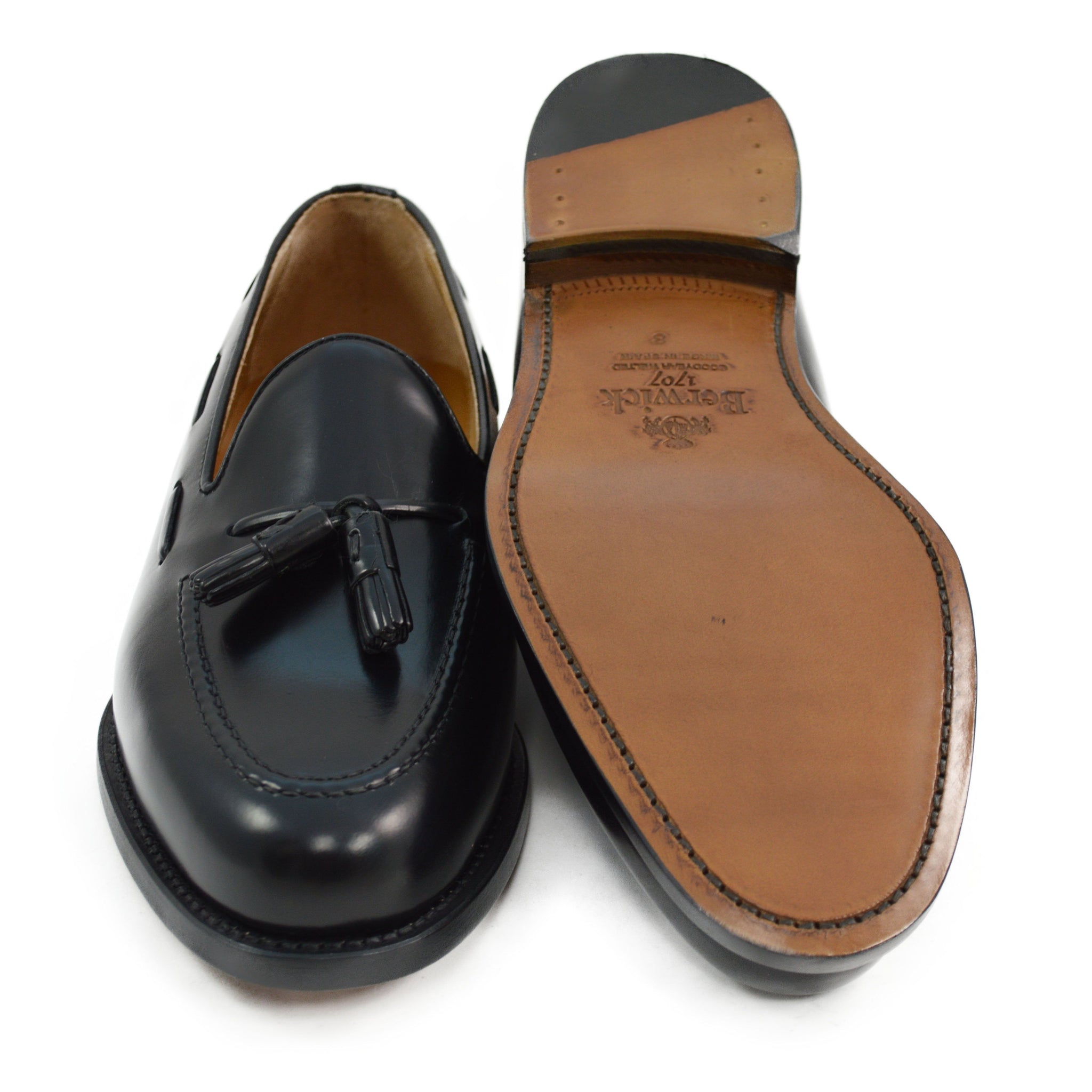 Berwick 1707 Tasselled Slip On (8491) - Black Rois - A Fine Pair of ...