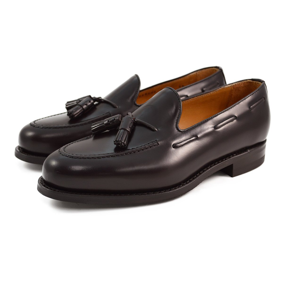 Berwick 1707 Tasselled Slip On (8491) - Dark Brown Rois Dainite