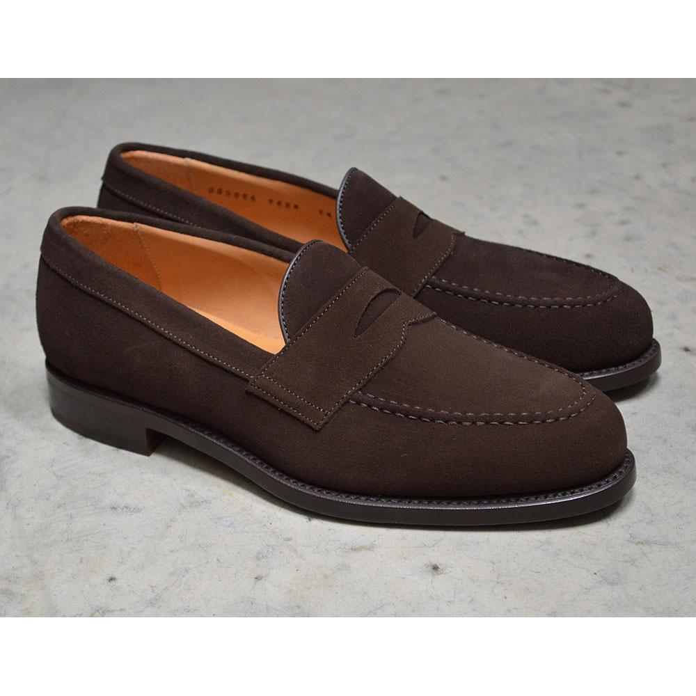 Berwick 1707 Penny Loafer (9628) - Dark Brown Suede – A Fine Pair of Shoes
