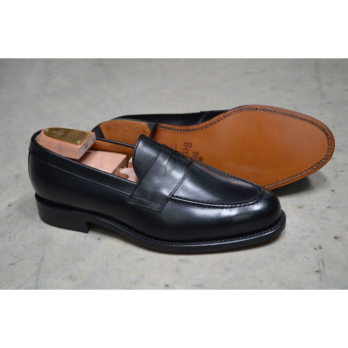 Berwick 1707 Penny Loafer (9628) - Black Boxcalf - A Fine Pair of Shoes ...