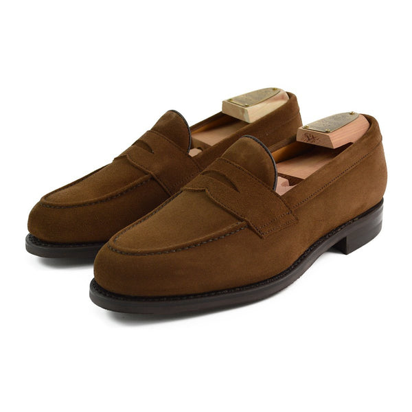 Berwick 1707 Penny Loafer (9628) - Snuff Suede Dainite - A Fine Pair of ...