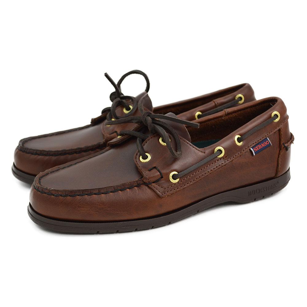 endeavor waxed leather boat shoe