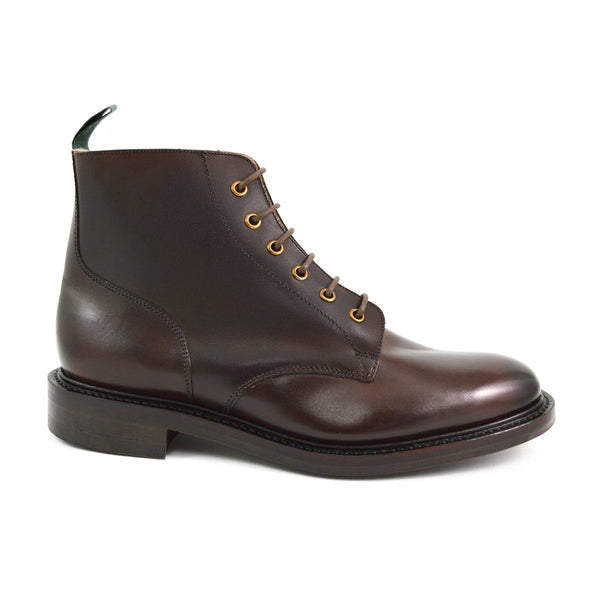 NPS GLADSTONE Plain Derby Boots - Walnut with Dainite Sole - A Fine ...