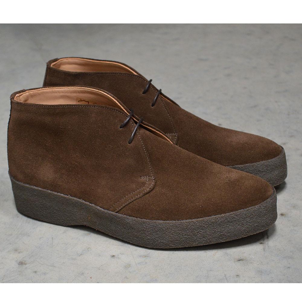 Sanders HI-TOP Chukka Boot - Chocolate Suede - A Fine Pair of Shoes ...