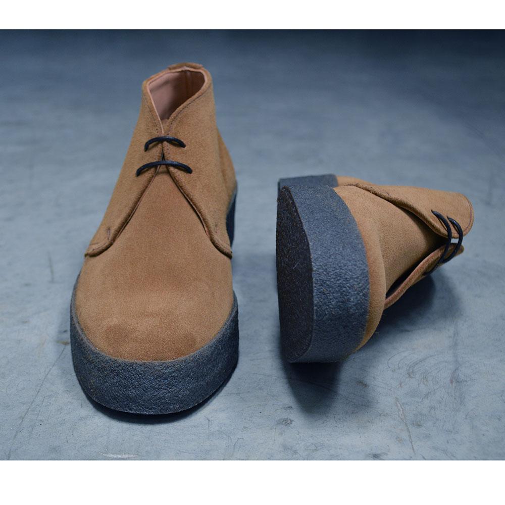 tan suede chukka