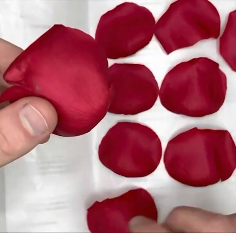 How to make a rose petal wrap