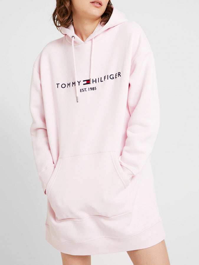 tommy hilfiger pink hoodie women's