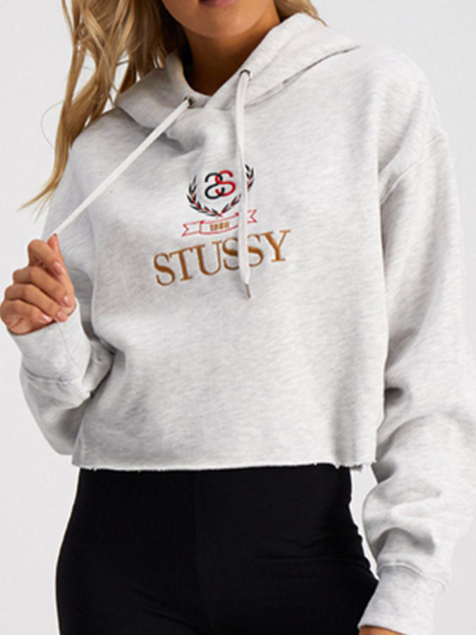 stussy cropped hoodie