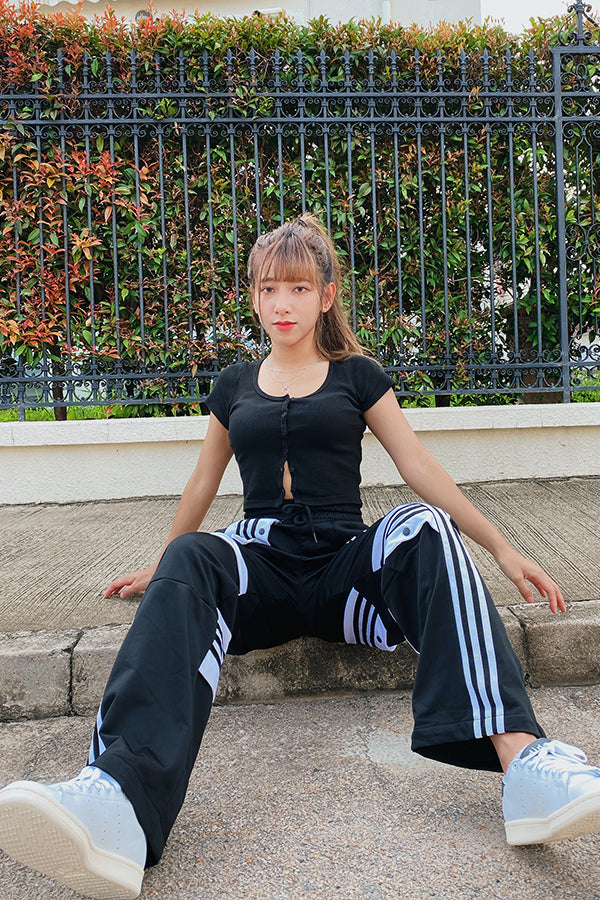 adidas originals danielle cathari track pants in black