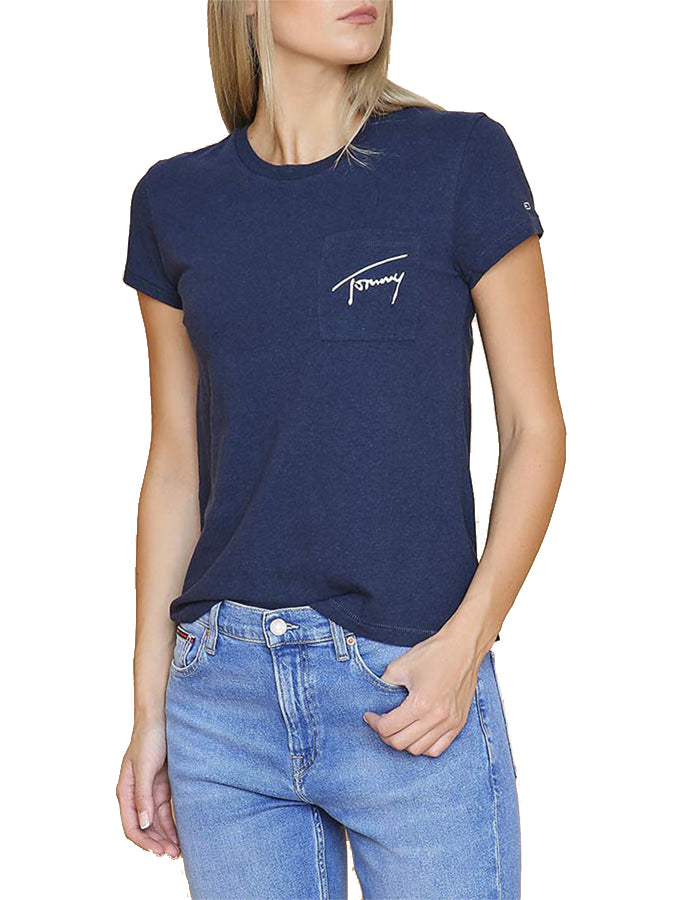 tommy jeans t shirt navy