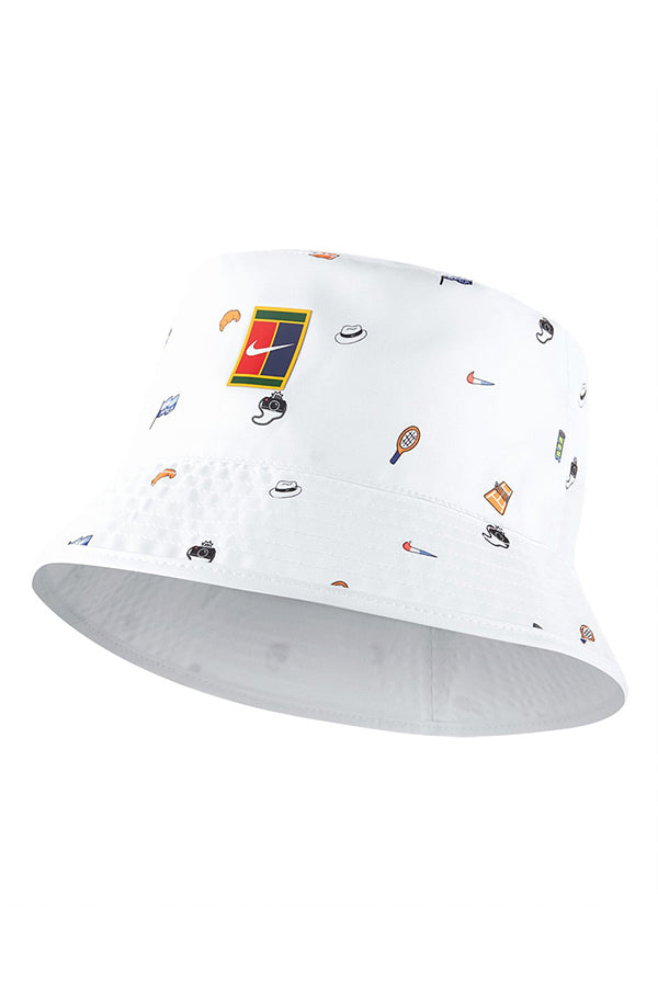 Nike Reversible Tennis Bucket Hat White 