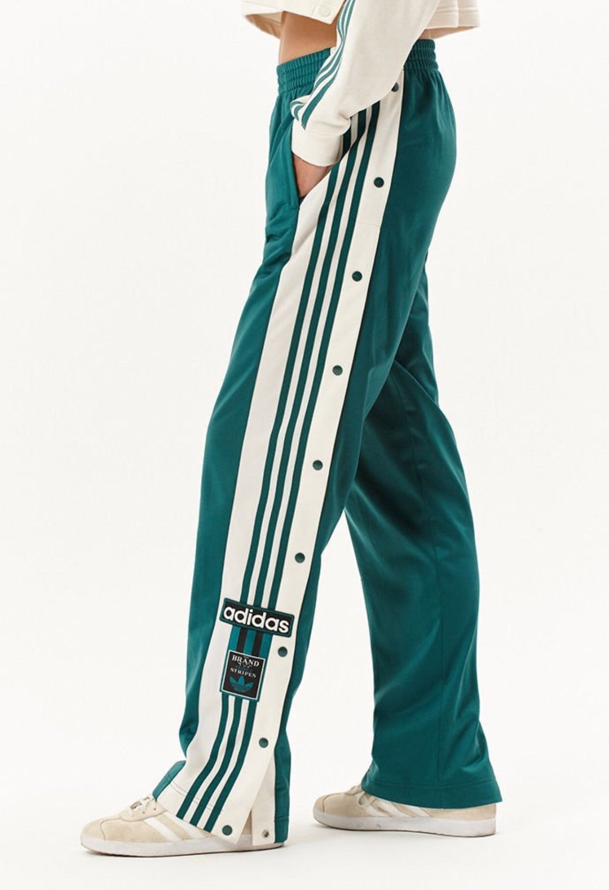 adidas track pants three stripes