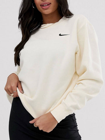 women's nike cream hoodie