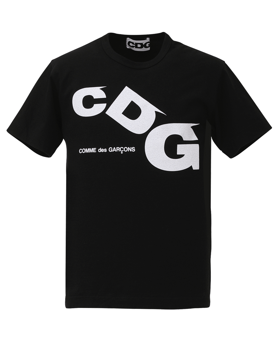 CDG logo print T-shirt 3 Black – Bbgshop.hk