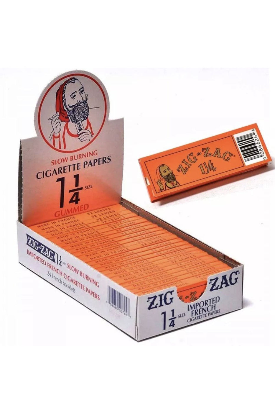 ZIG ZAG Orange Slow Burning Cigarette Rolling Papers One Wholesale   3942 Rolling Paper 2 934x1400 