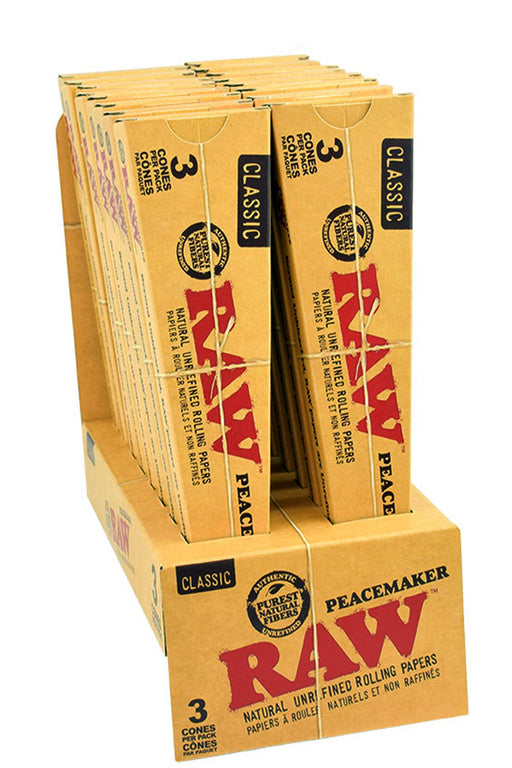 RAW CLASSIC PRE-ROLLED PEACEMAKER CONES- - One Wholesale
