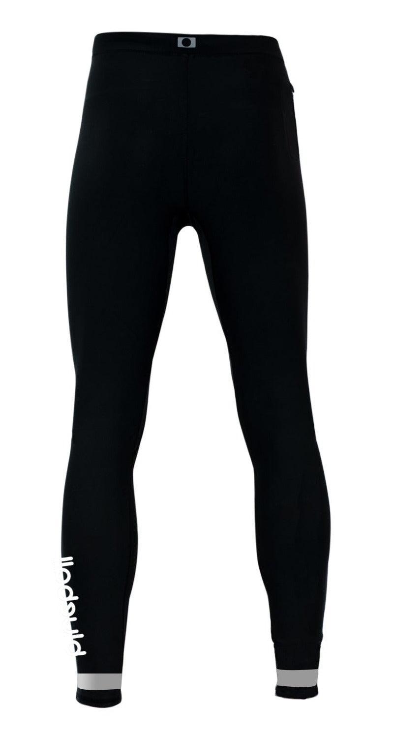 RUNNING Pantalones Compresión Largos Con Ajustados Hombre Negro Apparel | — KRNglasses.com