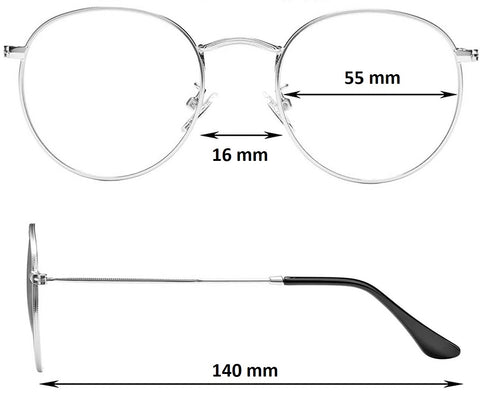 sunglasses frame measurements