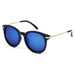 CRAMILO EYEWEAR sunglasses Sunglasses CRAMILO BRUSSELS | 289 Round P3 Horn Rimmed With Embossed Hinges - KRNglasses.com 