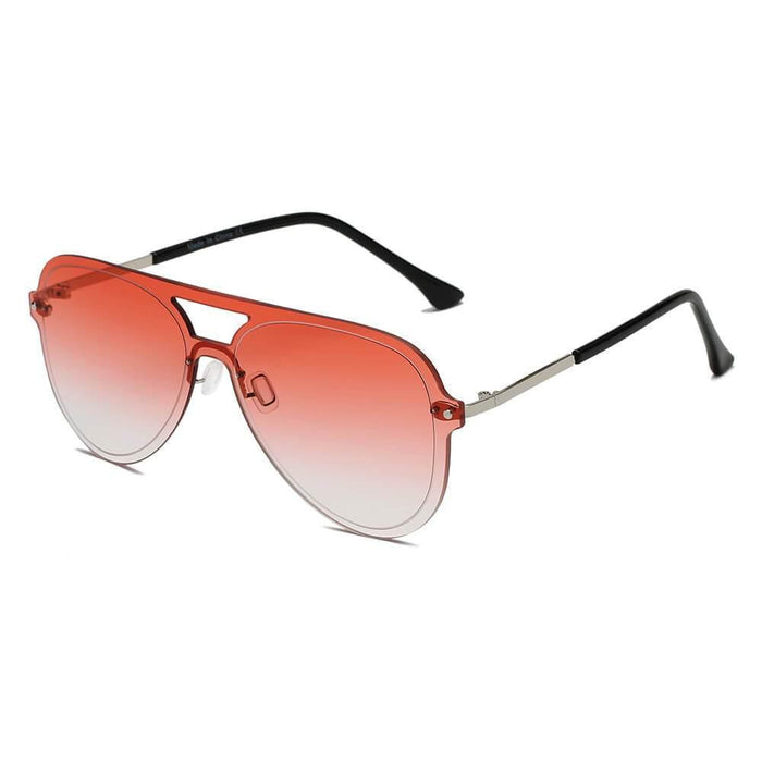 CRAMILO EYEWEAR sunglasses Sunglasses CRAMILO BELFAST | S2065 Unisex Flat Single Lens Aviator Fashion - KRNglasses.com 