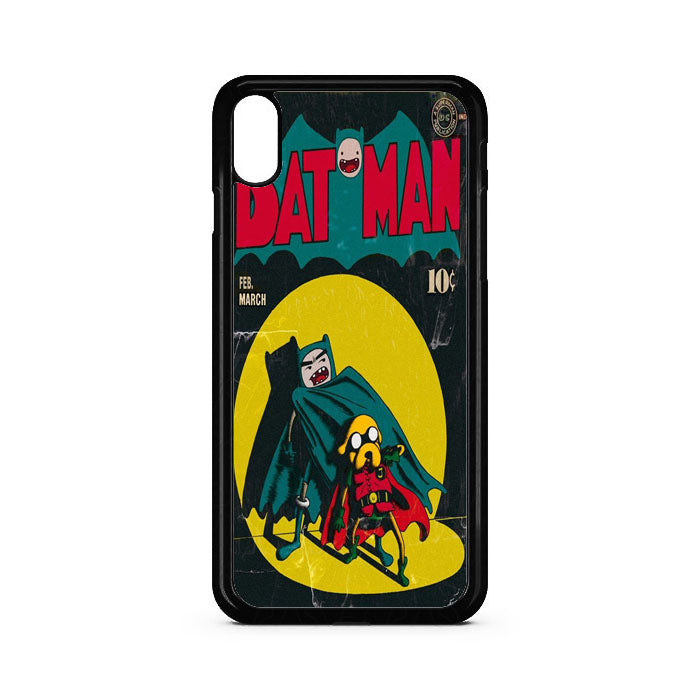 coque iphone xs Adventure Time Batman and Robbin استعمالات الكروشيه