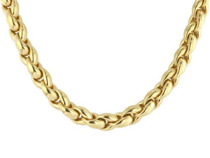 Estate Heavy Gold Chain Necklace 