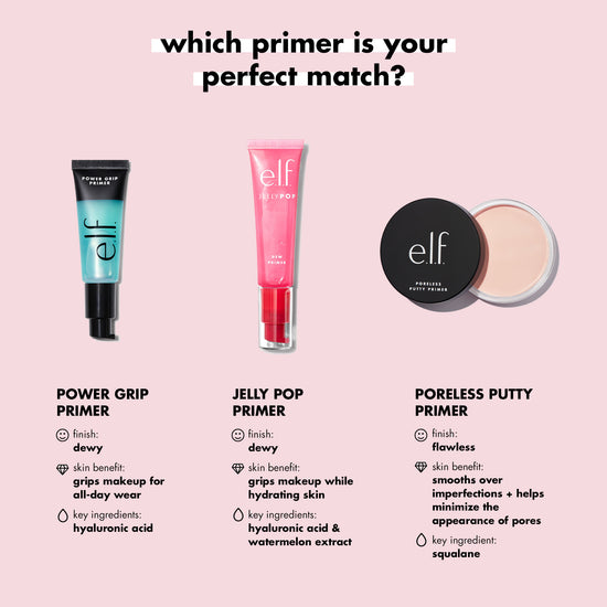 elf Jelly Pop Primer Vs. Power Grip: Review & Formula Compare