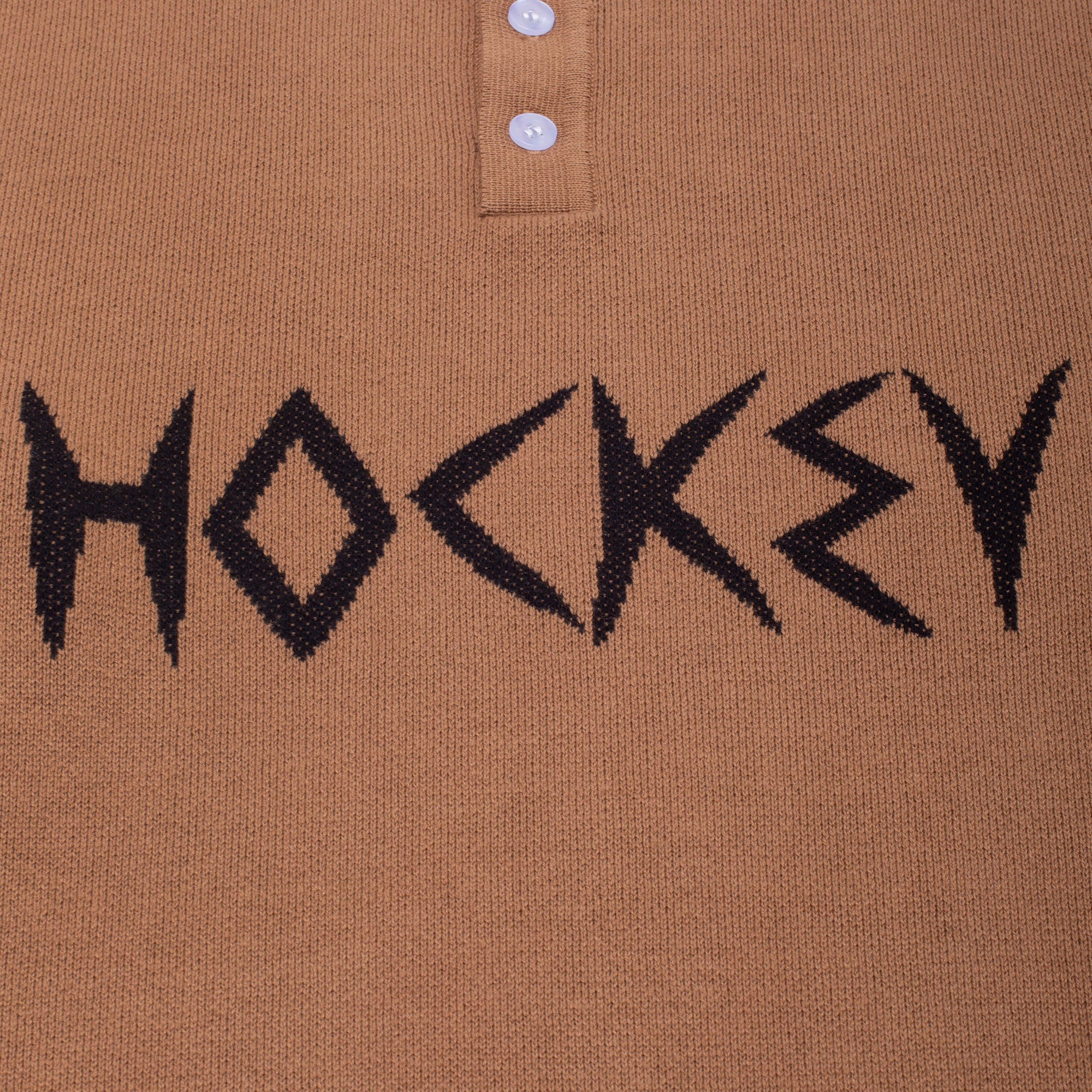 Hockey Knitted Polo Sweater