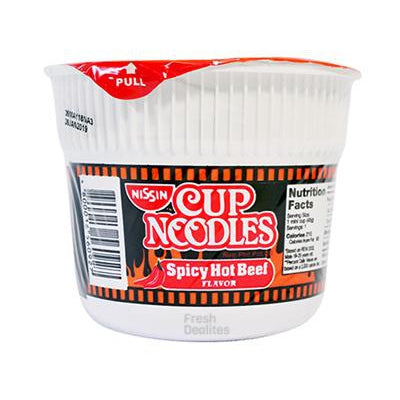 5 x Nissin Cup Noodles Mini Beef (40g)