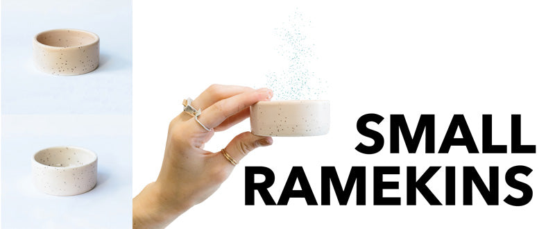 small ramekin (available in sand or white)