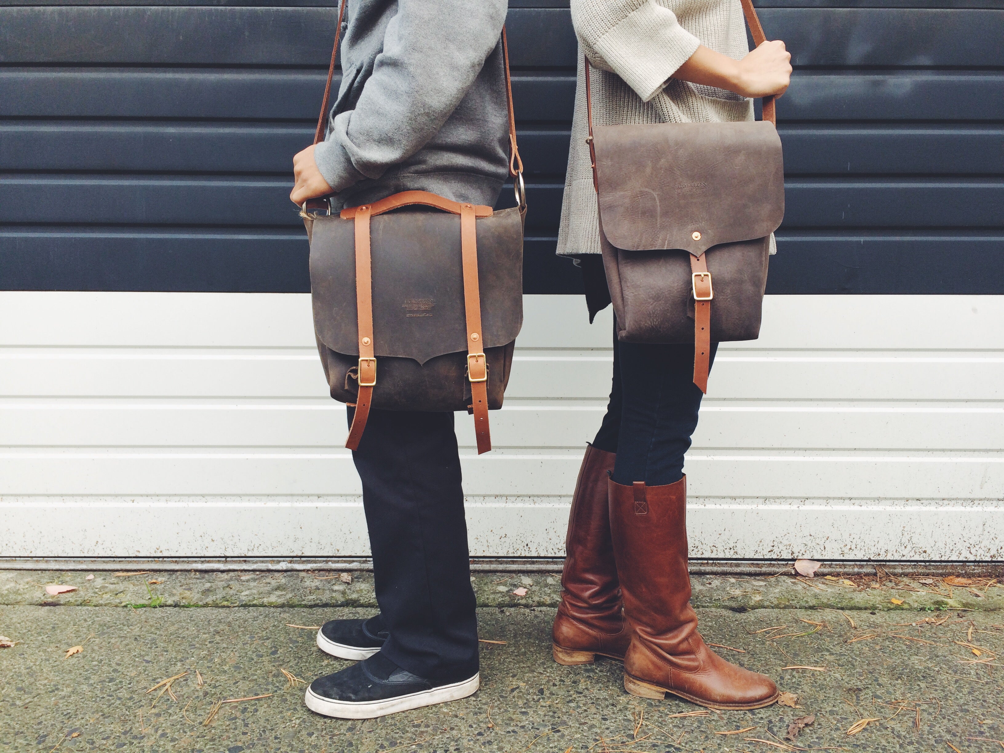 Goertzen leather bags