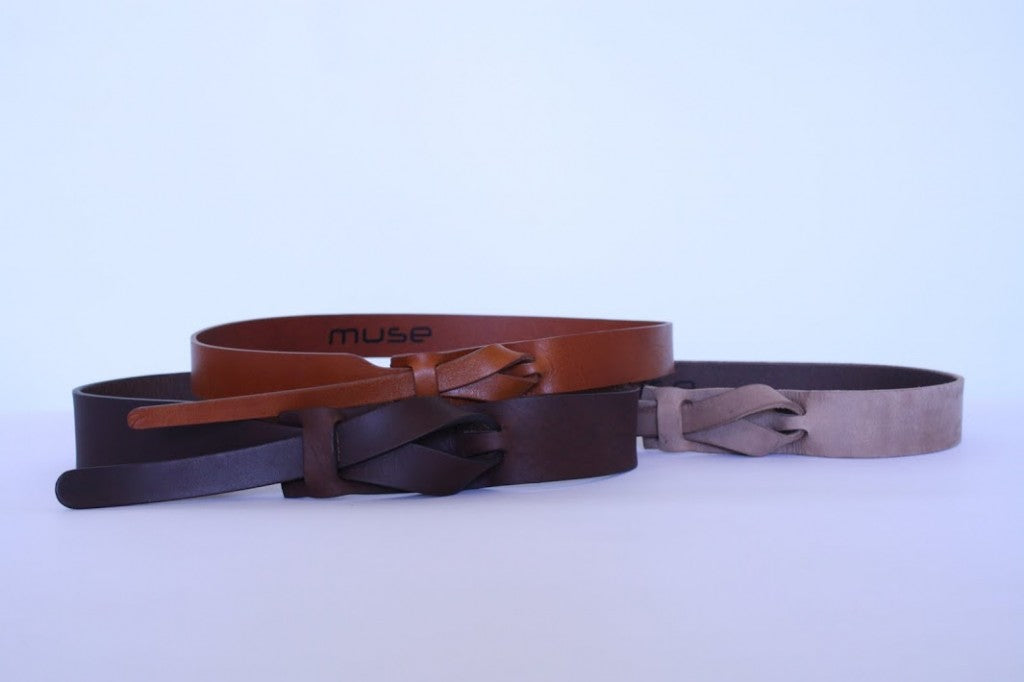 Muse leather belts