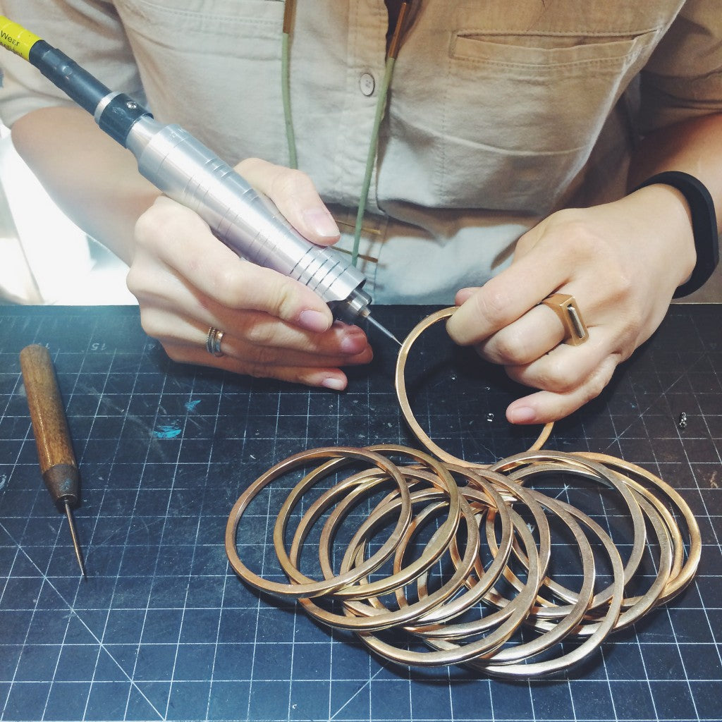 bangles in process