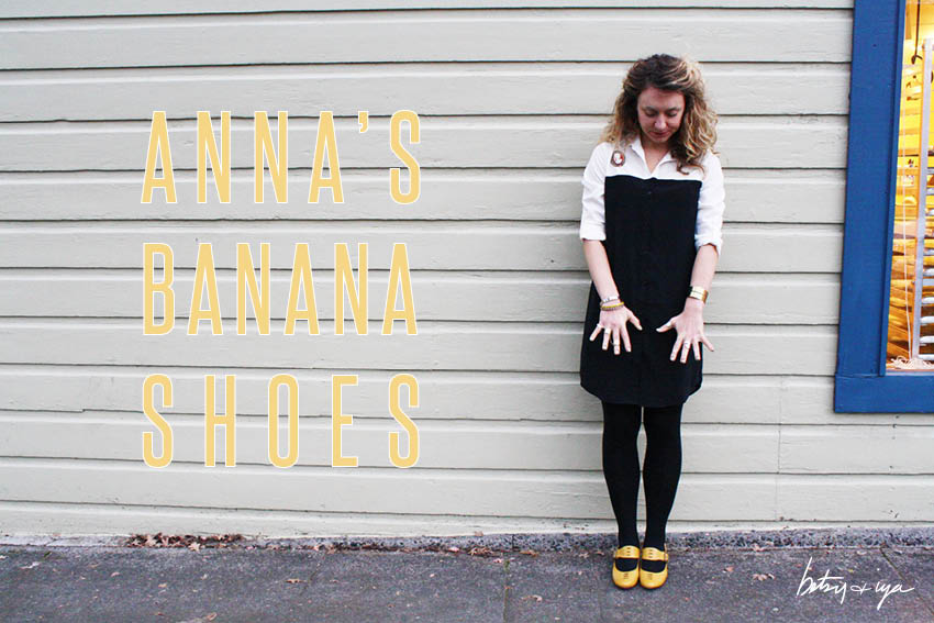 betsy and iya_Anna's banana shoes
