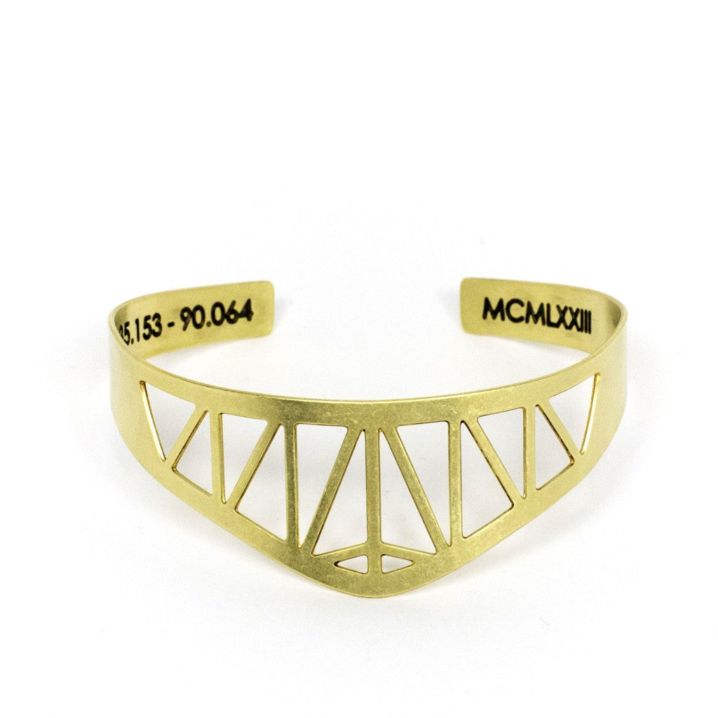 betsy & iya Hernando de Soto Bridge cuff