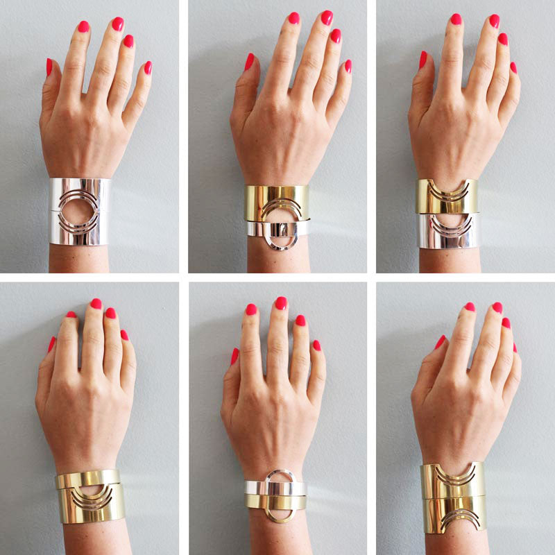 ways to wear cuff bracelets