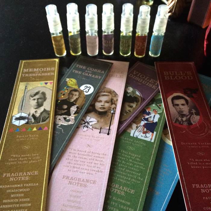 Imaginary Authors perfume shown in the sample size as a full collectionl