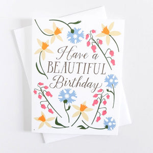 Beautiful Birthday Daffodils Card by Banquet Cards | Betsy & Iya